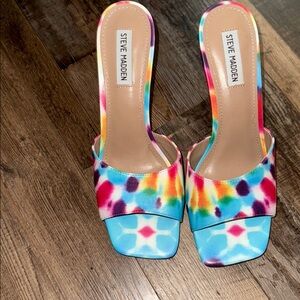 Steve Madden Women's Tie-Dye Slide Sandals